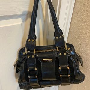 Jimmy Choo Lambskin black/gold women’s handbag